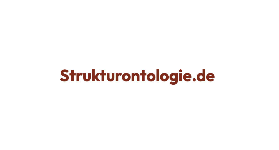 Strukturontologie.de